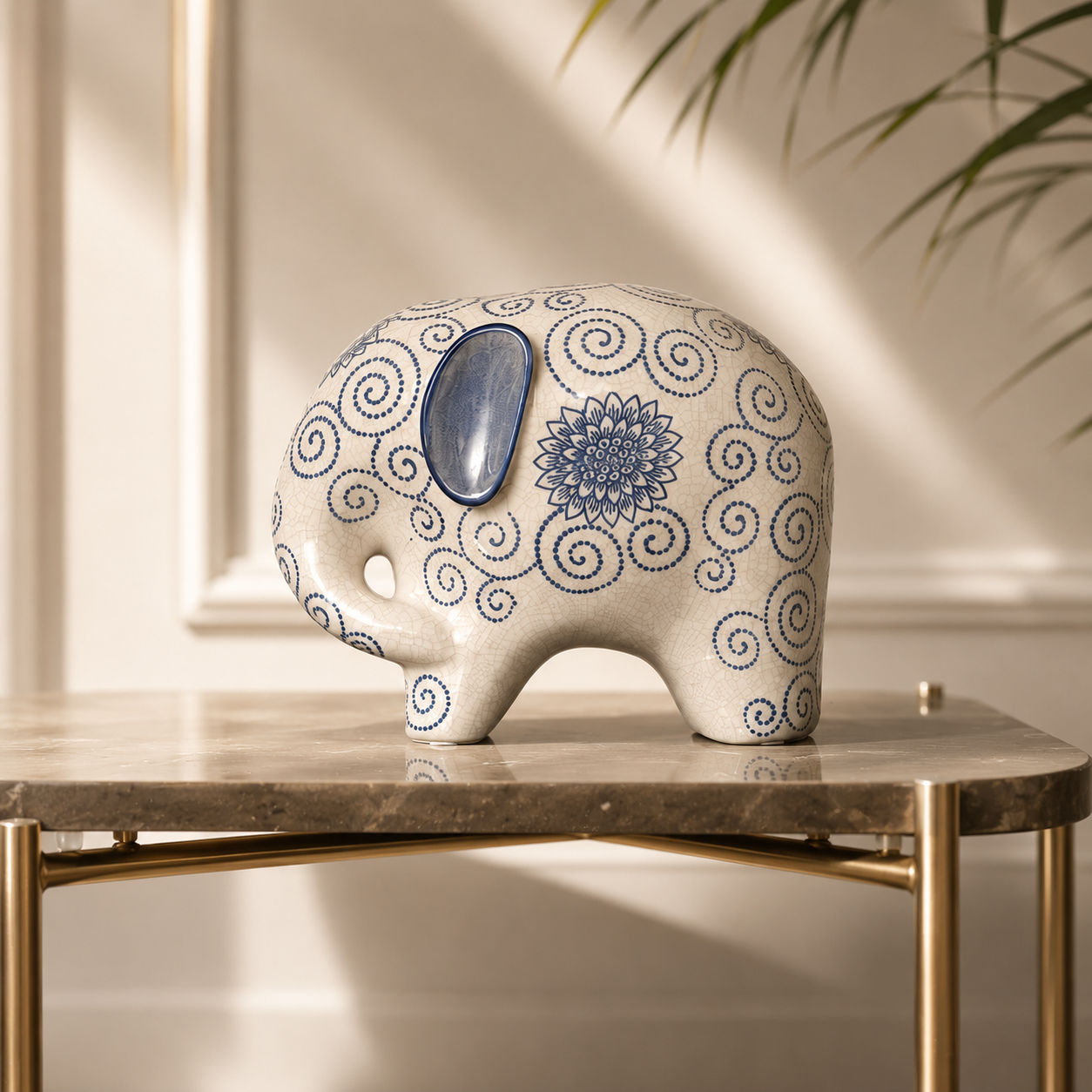 Karaca Home Elephant Figurine 21 x 16 cm, 300.21.02.0180 1 Karaca Home Elephant Figurine 21 x 16 cm, 300.21.02.0180