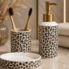 Karaca Home Wild 3-Piece Bathroom Set - Leopard, 300.23.01.0209 5 Karaca Home Wild 3-Piece Bathroom Set - Leopard, 300.23.01.0209 - Image 3