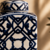 Karaca Home Dec Blue & White Ceramic Rectangular Cube Vase 37 cm, 300.21.02.0176 3 ChatGPT Image Jun 16 2026 12 24 01 AM