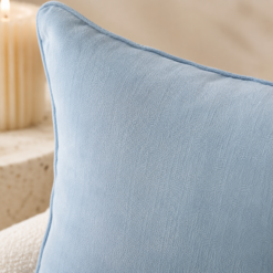Alternative view of Karaca Home Dream Plain Blue Filled Cushion – 30 × 50 cm, 200.18.01.0678