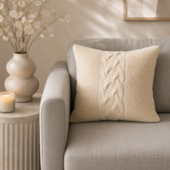 Karaca Home Pavia Beige Cushion – 45 × 45 cm, 201.17.01.0148