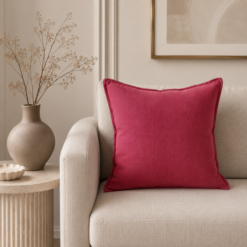 Karaca Home Mood Plain Coral Filled Cushion – 45 × 45 cm, 200.18.01.0681