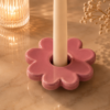 Karaca Home Grandeur Pink Ceramic Candle Holder, 153.09.01.0909 3 Karaca Home Grandeur Pink Ceramic Candle Holder, 153.09.01.0909 - Image 2
