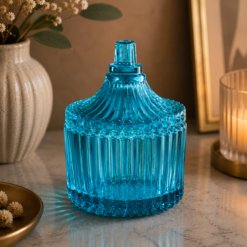 Karaca Home Mini Turkish Delight Bowl with Lid ? Turquoise, 153.21.01.0193