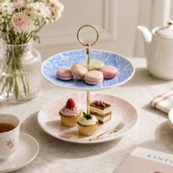Karaca Elodie Cookie Stand Serving Platter, 153.03.07.5599