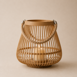 Karaca Home Melanie Bamboo Lantern 27x27 cm, 300.22.02.0047