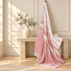 Karaca Home Jammy Seat Throw 130 × 170 cm – Pink, 200.20.01.0527