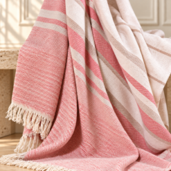 Alternative view of Karaca Home Jammy Seat Throw 130 × 170 cm – Pink, 200.20.01.0527