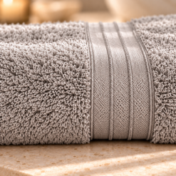 Alternative view of Karaca Home Aquasoft 100% Cotton Hand Towel – Light Grey | 50 × 90 cm, 200.20.01.0649