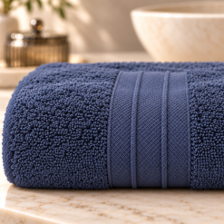 Alternative view of Karaca Home Aquasoft 100% Cotton Hand Towel – Navy Blue | 50 × 90 cm, 200.21.01.0487