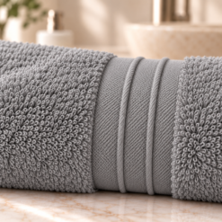Alternative view of Karaca Home Aquasoft 100% Cotton Hand Towel – Anthracite | 50 × 90 cm, 200.21.01.0490