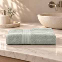 Karaca Home Aquasoft 100% Cotton Bath Towel – Light Green | 85 × 150 cm, 200.21.01.0491