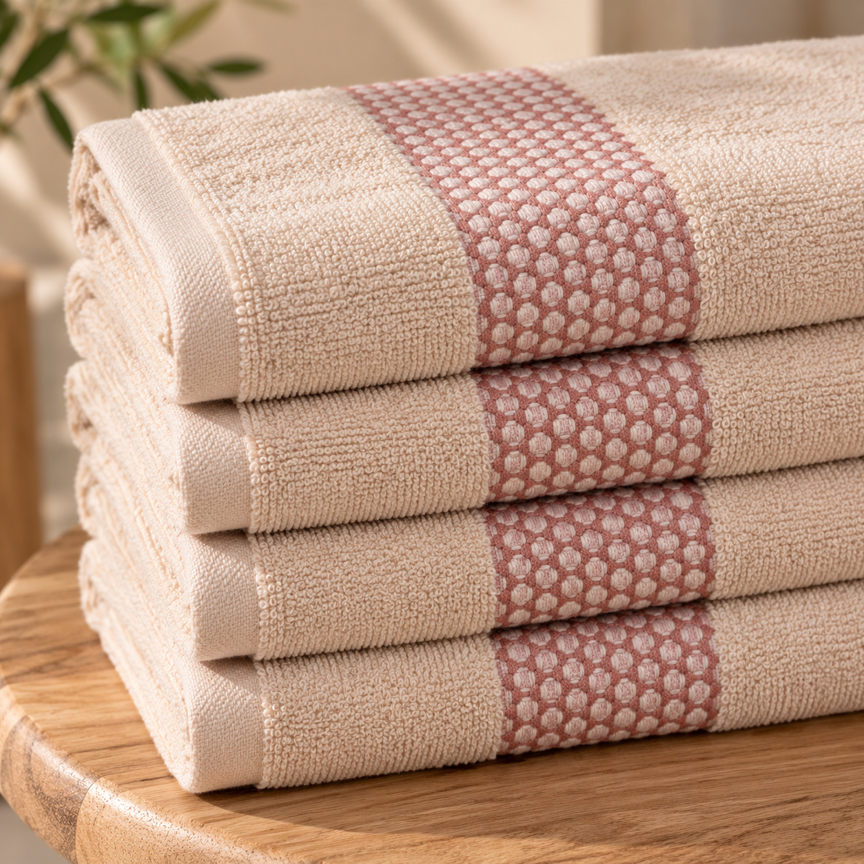 Karaca Home Honey 100% Cotton 6-Piece Hand Towel Set 30 × 50 cm – Beige, 200.21.01.0741 3 Karaca Home Honey 100% Cotton 6-Piece Hand Towel Set 30 × 50 cm – Beige, 200.21.01.0741 - Image 3