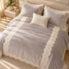 Karaca Home Mathilda 4-Piece Gold French Lace Bridal Bedspread Set – Grey, 200.21.01.0330 9 Karaca Home Mathilda 4-Piece Gold French Lace Bridal Bedspread Set – Grey, 200.21.01.0330 - Image 5