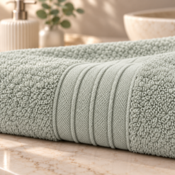 Alternative view of Karaca Home Aquasoft 100% Cotton Bath Towel – Light Green | 85 × 150 cm, 200.21.01.0491