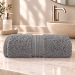 Karaca Home Aquasoft 100% Cotton Hand Towel – Anthracite | 50 × 90 cm, 200.21.01.0490