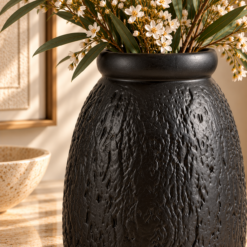 Alternative view of Karaca Home Russel Luxe Sculptural Black Vase – 23 cm , 300.23.01.0529