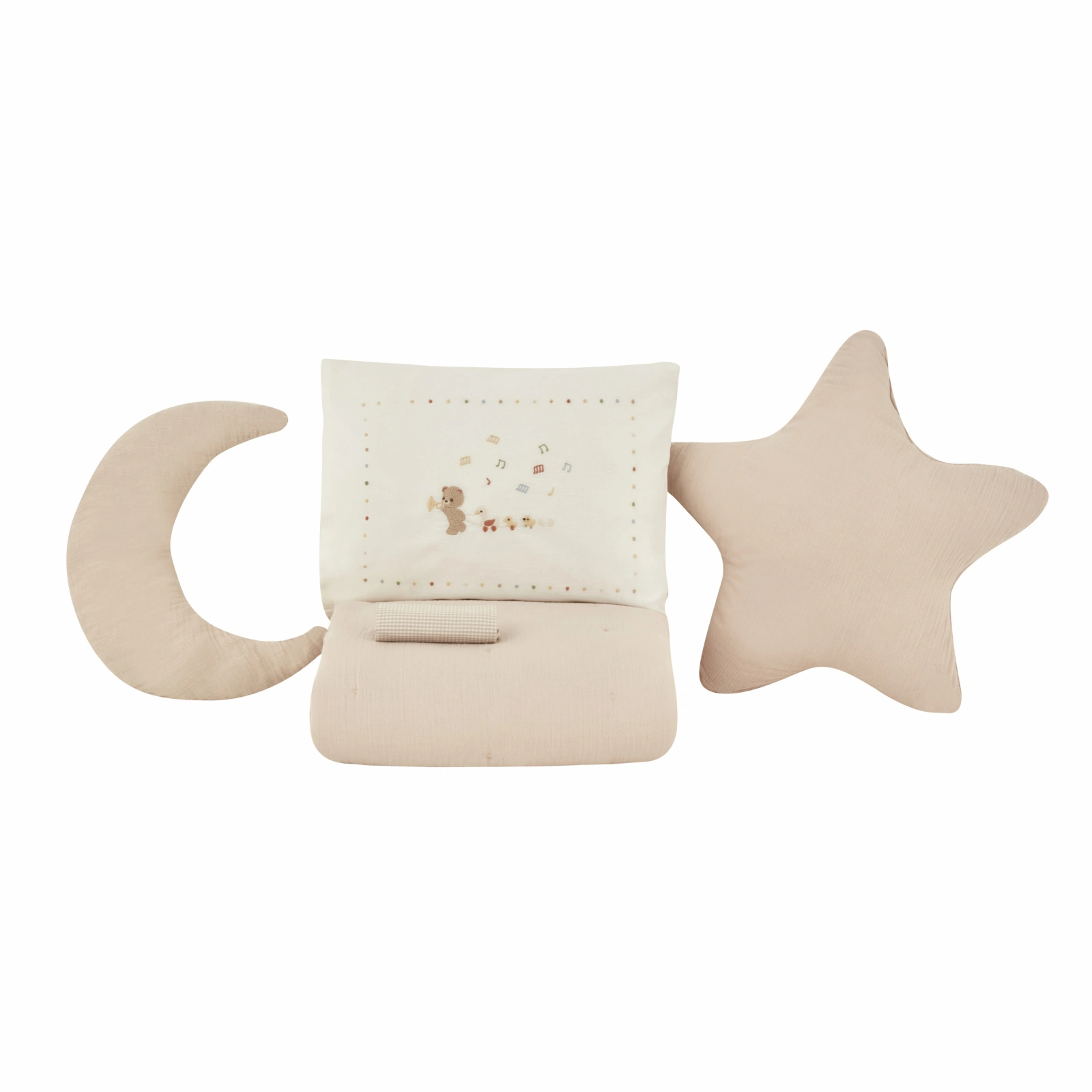 Karaca Home Baby Eloise Muslin Comfort Set / Sleep Set – Beige, 200.22.14.0525 8 Karaca Home Baby Eloise Muslin Comfort Set / Sleep Set – Beige, 200.22.14.0525 - Image 8