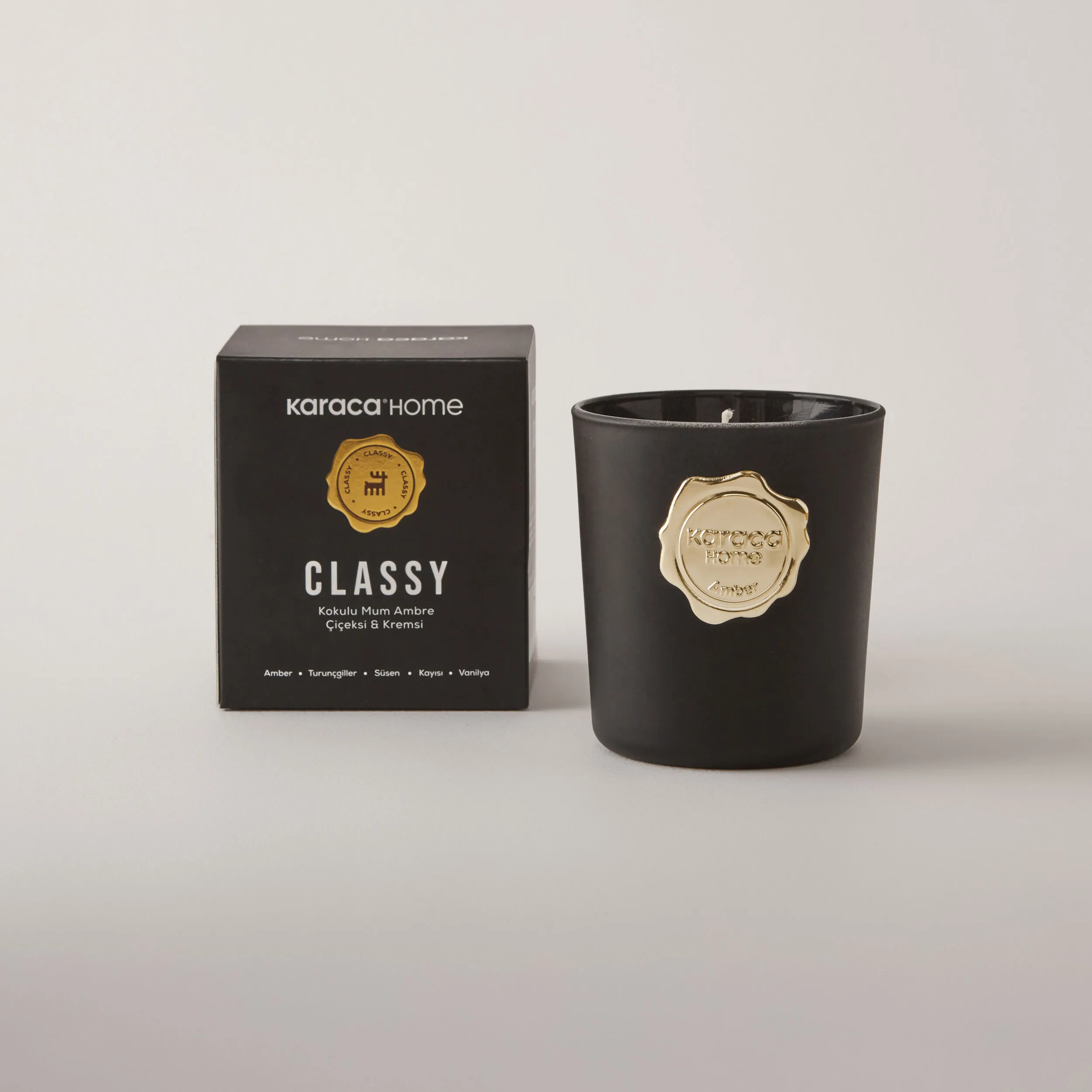 Karaca Home Classy Amber Scented Candle, 153.09.01.7743 3 Karaca Home Classy Amber Scented Candle, 153.09.01.7743 - Image 3