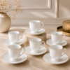 Karaca Alin 6-Piece Coffee Cup Set with Saucers 85 ml, 153.03.05.0235 - Image 3