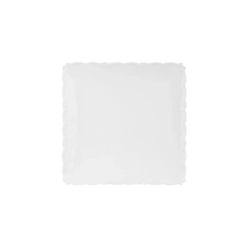 Karaca Ivy Porcelain Side Plate - 22.6x22.6x2cm [White], 153.03.07.6142