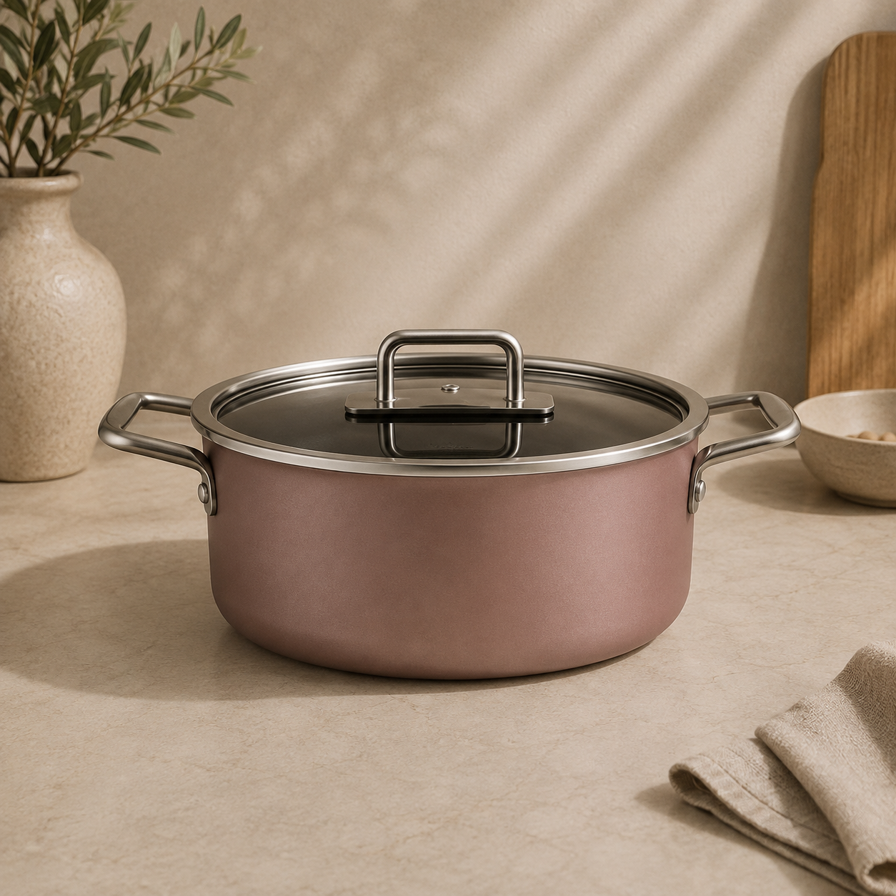 Karaca Mastermaid BioDiamond 9-Piece Cookware Set, 153.03.08.2883 3 Karaca Mastermaid BioDiamond 9-Piece Cookware Set, 153.03.08.2883 - Image 3