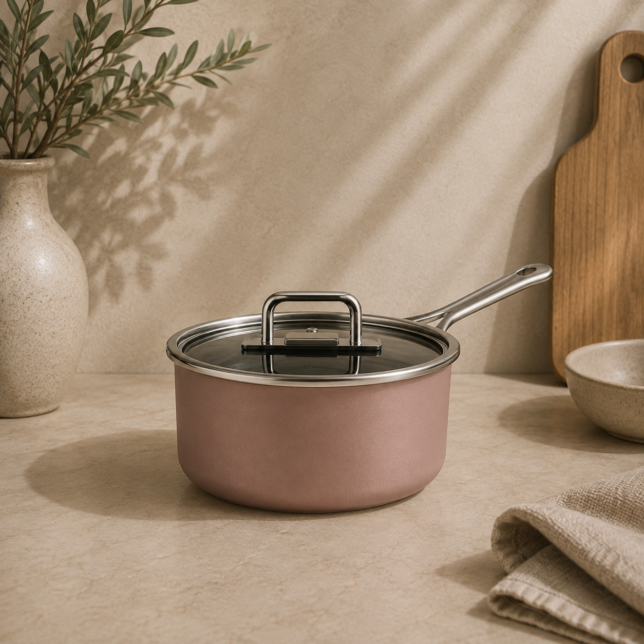 Karaca Mastermaid BioDiamond 9-Piece Cookware Set, 153.03.08.2883 8 Karaca Mastermaid BioDiamond 9-Piece Cookware Set, 153.03.08.2883 - Image 8