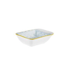Karaca Floral [Blue] Rectangle Snack/Sauce Bowl 10cm, 153.03.08.2992