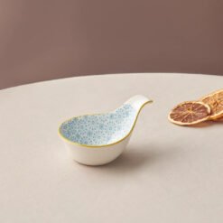 Karaca Floral [Blue] Drops Snack/Sauce Bowl 10cm, 153.03.08.2996