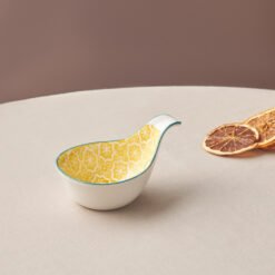 Karaca Floral [Yellow] Drop Snack/Sauce Bowl 10cm, 153.03.08.2998