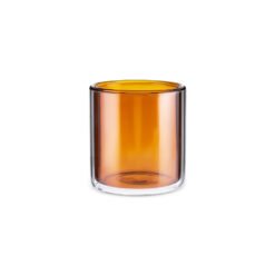 Karaca Pia Glass Water Glass, 280ML [Amber], 153.03.08.4474