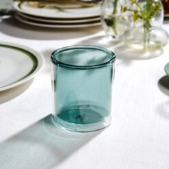 Karaca Pia Glass Water Glass, 280ML [Green], 153.03.08.4475