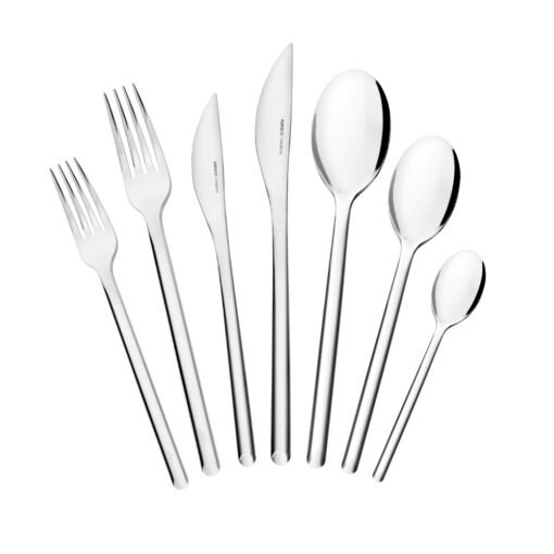 Karaca Premium Kendo Platinum 84Pcs Cutlery Set For 12 Person, 153.03.08.4582