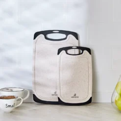 Alternative view of Karaca Daily Granite Patterned Cream 2-Piece Cutting Board, 153.03.09.0041