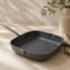 Karaca Biogranit Navy Stone Wok & Grill Pan Set – 2 Pieces, 153.09.01.1645 - Image 4