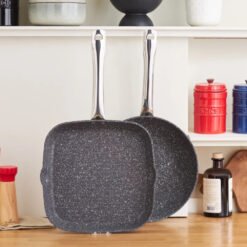 Karaca Biogranit Navy Stone Wok Grill Set, 153.09.01.1645
