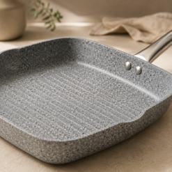 Alternative view of Karaca Biogranit Nare Wok & Grill Pan Set Blue – 2 Pieces, 153.09.01.3580