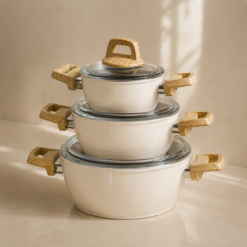 Alternative view of Karaca x Refika Swiss Crystal 15-Piece Cookware Set, 153.09.01.3591