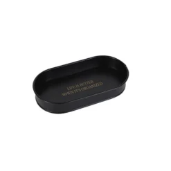 Alternative view of Karaca Home Sylvia Decorative Tray Organizer – Black | 29 cm, 153.09.01.4823