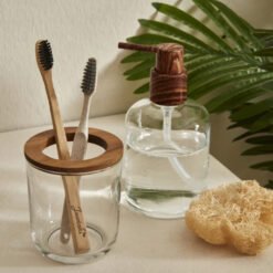 Karaca Home Woody 2Pcs Bathroom Accessory Set, 153.09.01.5213