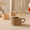 Karaca Versailles 4-Piece Mug Set with Gold Stand 180 ml, 153.09.01.5398 - Image 4