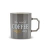 Karaca Latte Coffee Mug 325ML Gray, 153.09.01.5404