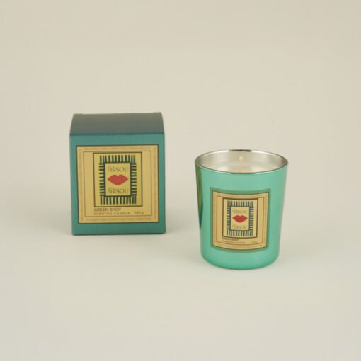 Karaca Home Pop Art Collection Bisou Green Shot Scented Candle, 153.09.01.5949