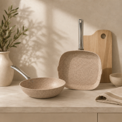 Karaca Biogranit Nare Wok & Grill Pan Set, 153.09.01.6435