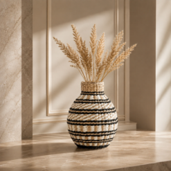 Karaca Home Silviana Bohemian Wicker Vase 31 cm, 153.09.01.6645