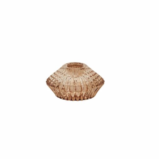 Karaca Home Pemy Double Sided Candle Holder [Amber], 153.09.01.7025