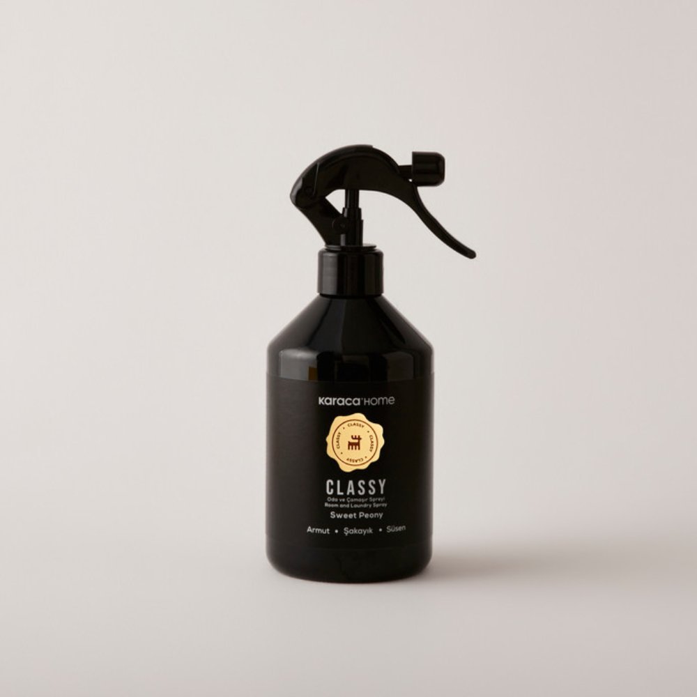 Karaca Home Classy Room and Laundry Spray Sweet Peony 500ML, 153.09.01.7165 1 Karaca Home Classy Room and Laundry Spray Sweet Peony 500ML, 153.09.01.7165