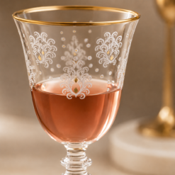 Alternative view of Karaca Derya 6-Piece Gold-Accent Glass Set, 153.09.01.8428
