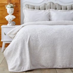 Karaca Home Scala Single Embosy Blanket [Grey], 200.18.01.0577