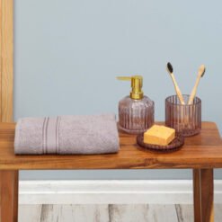 Karaca Home Daily Soft 100% Cotton Face Towel 50x90cm [Grey], 200.20.01.0226